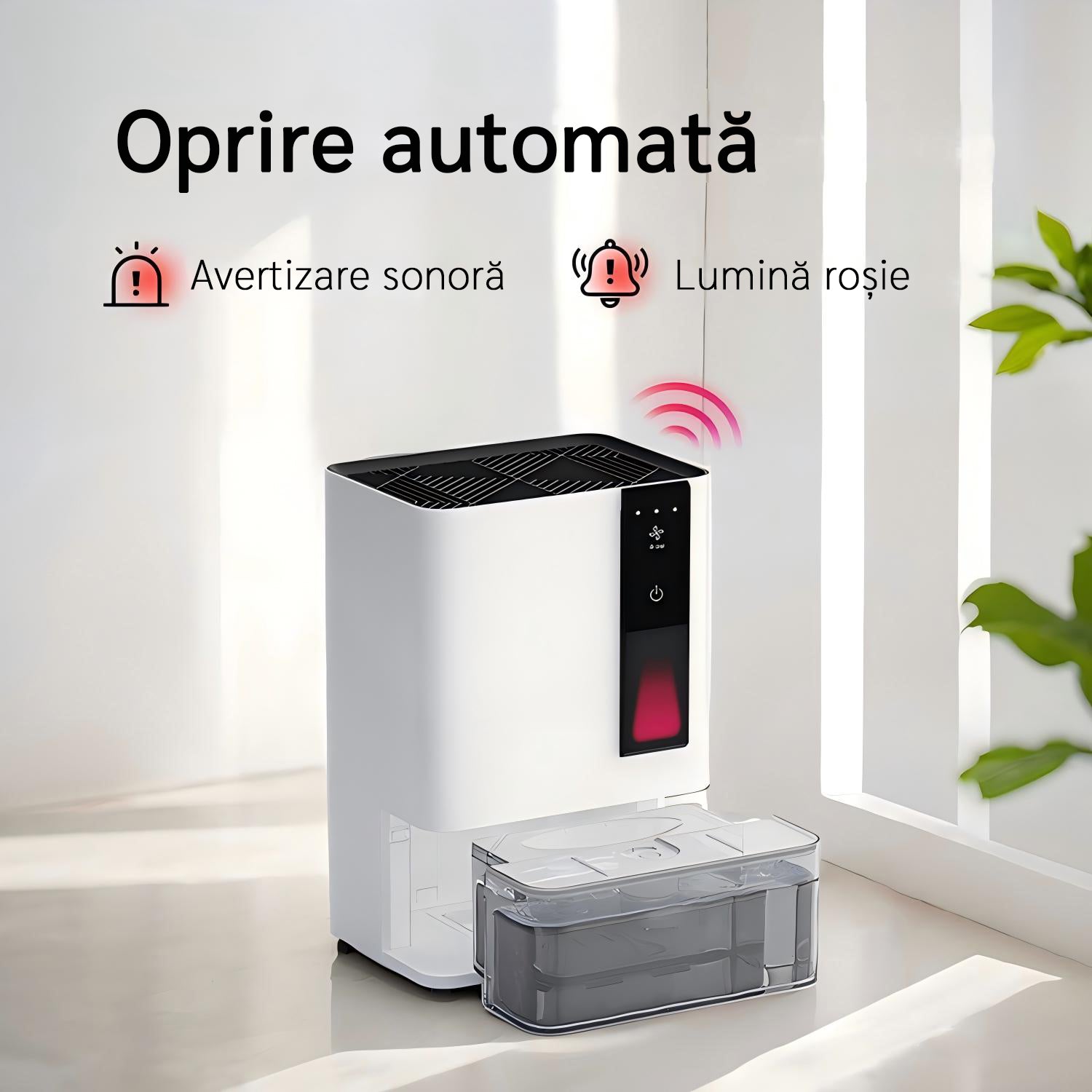 Dezumidificator Evoair HIDRY PLUS, 900ml/24h, Lumina ambientala in 7 culori, Rezervor 1.9l, 3 Viteze, Functie Auto Dezghetare, Alb - OVIX - Găsești soluții de încălzire, răcire și ventilare, toate integrate și controlabile dintr-o singură platformă.