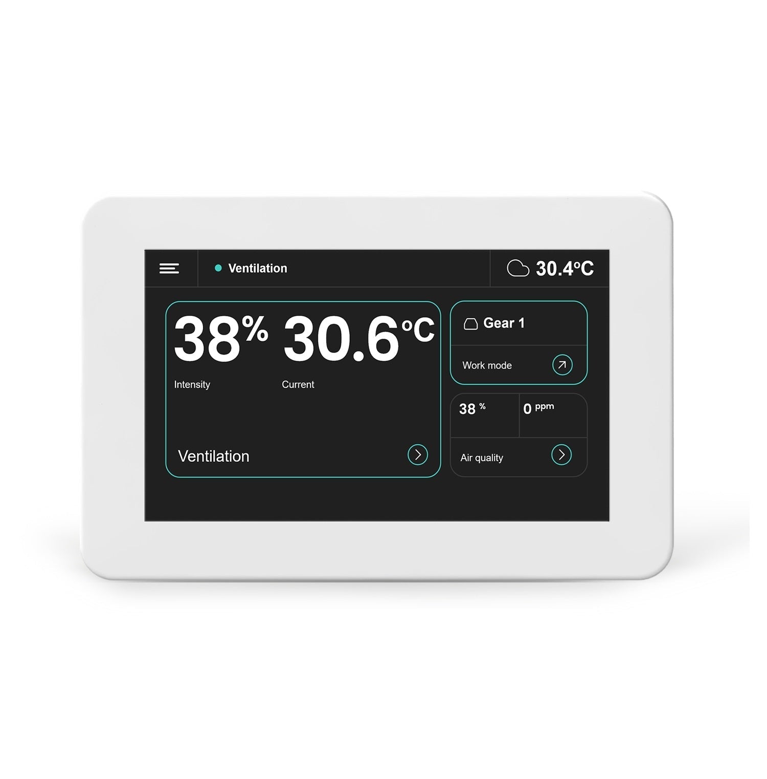 Panou LCD SimpleTouch cu conectivitate Wi-Fi și Bluetooth, Alb