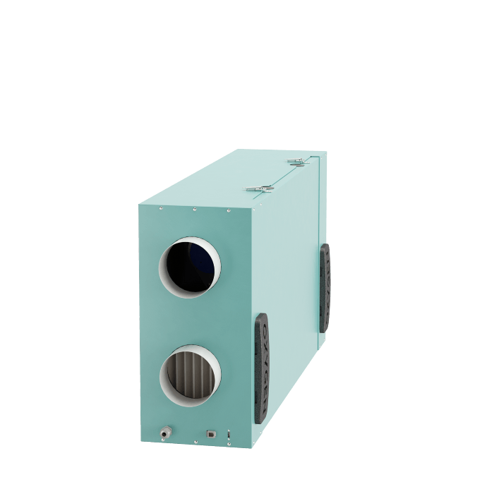 Oxygen Easy C250 centrala de ventilatie cu recuperare de caldura tavan, montaj dreapta