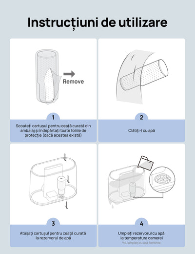Filtru HPA020 pentru umidificatorul Dreo 420S Smart HHM010S (Set 3 buc) - OVIX - Găsești soluții de încălzire, răcire și ventilare, toate integrate și controlabile dintr-o singură platformă.