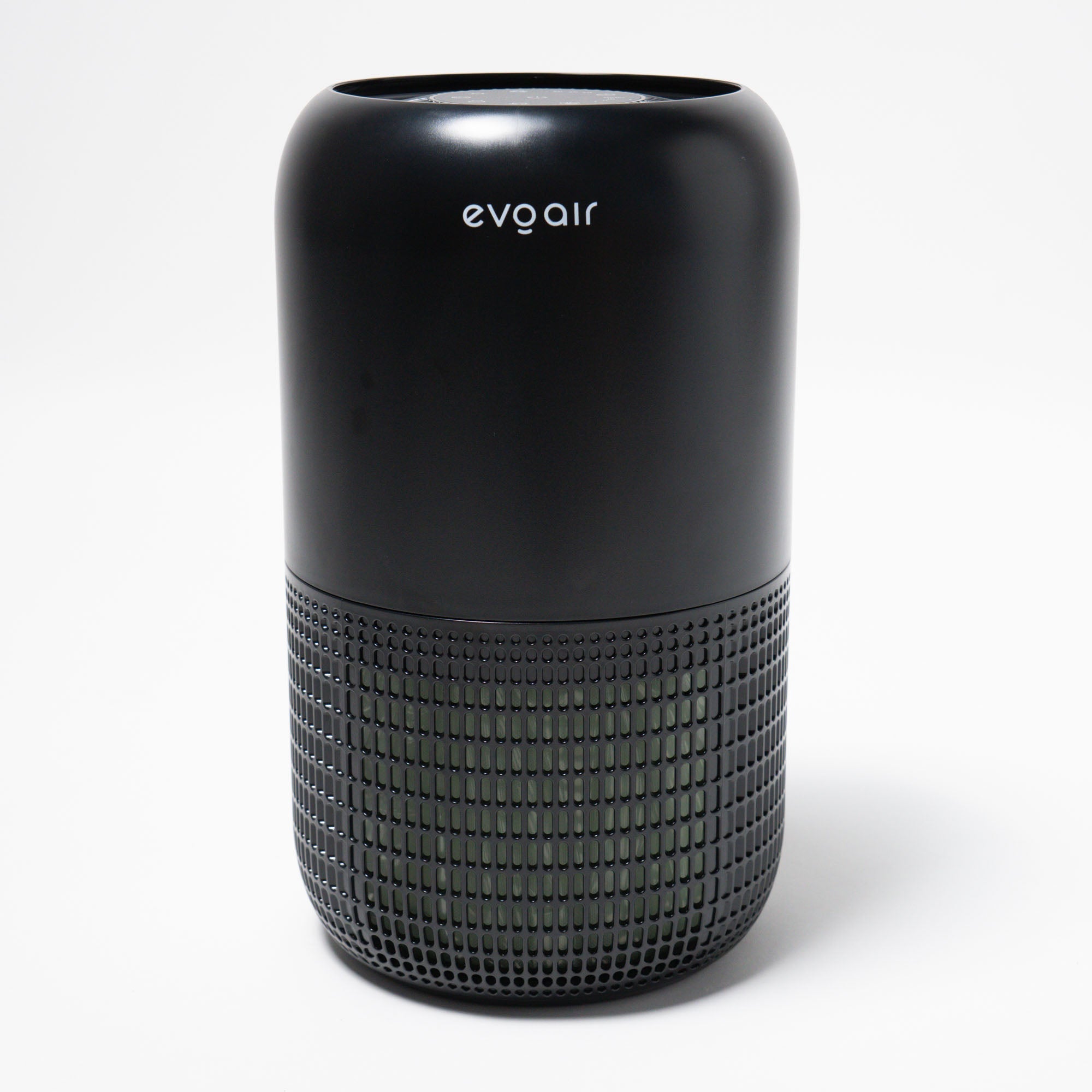 Purificator de aer Evoair, Yuvo, Lampă UV-C, Filtru 3in1, True Hepa, Carbon Activ, Pre-filtru, 4 viteze, Funcție Polen/Animale, Mod Noapte, Blocare Ecran, Lumină Ambientală, Negru