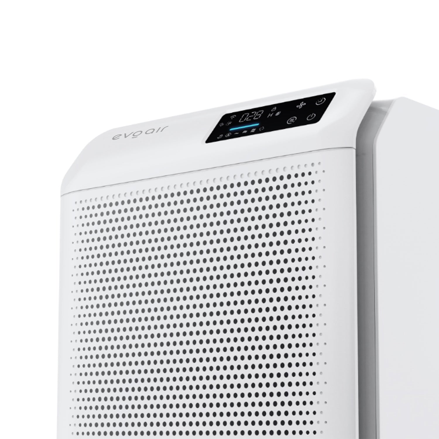 Purificator de aer Evoair HOMI P300, CADR 300m³/h, WI-FI, Filtru True Hepa, Mod Auto, Lampa UV, Ionizare, 6 Moduri Functionare, Senzor Calitate Aer, Alb - OVIX - Găsești soluții de încălzire, răcire și ventilare, toate integrate și controlabile dintr-o singură platformă.