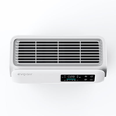 Purificator de aer Evoair HOMI P300, CADR 300m³/h, WI-FI, Filtru True Hepa, Mod Auto, Lampa UV, Ionizare, 6 Moduri Functionare, Senzor Calitate Aer, Alb - OVIX - Găsești soluții de încălzire, răcire și ventilare, toate integrate și controlabile dintr-o singură platformă.