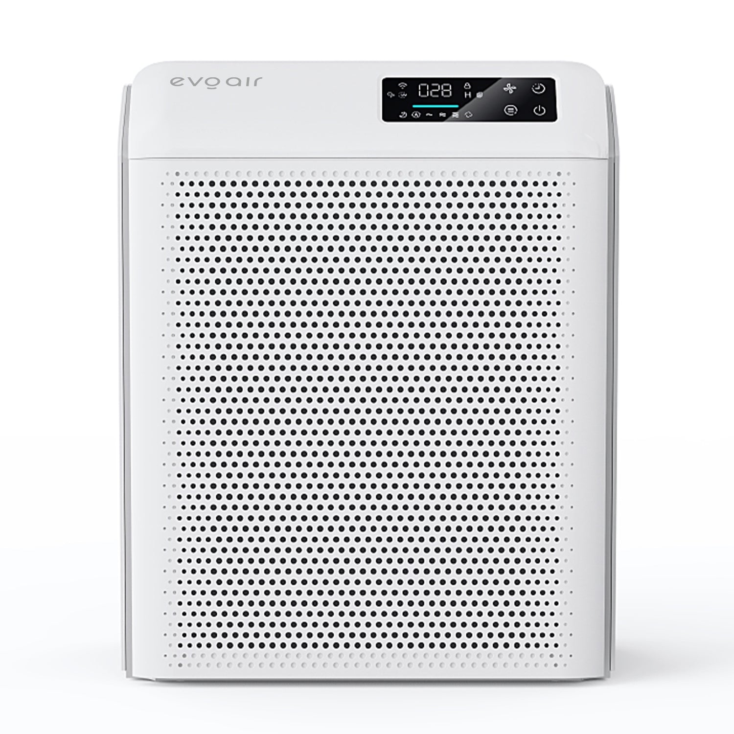 Purificator de aer Evoair HOMI P300, CADR 300m³/h, WI-FI, Filtru True Hepa, Mod Auto, Lampa UV, Ionizare, 6 Moduri Functionare, Senzor Calitate Aer, Alb - OVIX - Găsești soluții de încălzire, răcire și ventilare, toate integrate și controlabile dintr-o singură platformă.