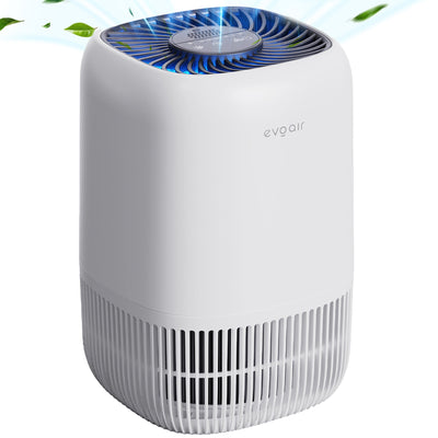 Purificator de aer Evoair Nuvia, Filtru 3 in 1 True HEPA, Carbon Activ, 3 viteze, Mod Noapte, Aromaterapie, Lumină Ambientală, Timer, Indicator Murdărie Filtru, Alb - OVIX - Găsești soluții de încălzire, răcire și ventilare, toate integrate și controlabile dintr-o singură platformă.