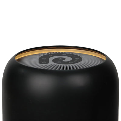 Purificator de aer Evoair, YuvoSpin, Lampă UV-C, Filtru 3in1, True Hepa, Carbon Activ, Pre-filtru, 4 viteze, Funcție Polen/Animale, Mod Noapte, Blocare Ecran, Lumină Ambientală, Negru - OVIX - Găsești soluții de încălzire, răcire și ventilare, toate integrate și controlabile dintr-o singură platformă.