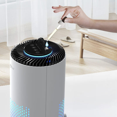 Purificator de aer Evoair Zuno, Filtru 3 in 1 True HEPA, Carbon Activ, Lampă UV, 3 viteze, Mod Noapte, Aromaterapie, Lumină Ambientală, Timer, Alb - OVIX - Găsești soluții de încălzire, răcire și ventilare, toate integrate și controlabile dintr-o singură platformă.
