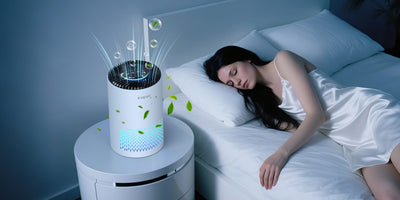 Resigilat! Purificator de aer Evoair Zuno, Filtru 3 in 1 True HEPA, Carbon Activ, Lampă UV, 3 viteze, Mod Noapte, Aromaterapie, Lumină Ambientală, Timer, Alb, Filtru Sigilat - OVIX - Găsești soluții de încălzire, răcire și ventilare, toate integrate și controlabile dintr-o singură platformă.