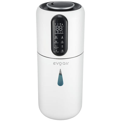 Umidificator Evoair STEAMIX3800 Smart, Wifi, Rezervor 3.8L, Capacitate de umidificare 300ml/h, Senzor umiditate, Mod Auto, Autonomie 13 ore, Lampă UVA, Aromaterapie, Indicator umiditate și temperatură, Telecomandă, Alb - OVIX - Găsești soluții de încălzire, răcire și ventilare, toate integrate și controlabile dintr-o singură platformă.