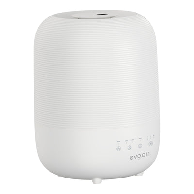 Umidificator Evoair UMIVA 3000 Rezorvor 3L, Capacitate de umidificare 300ml/h, Senzor umiditate, Mod Auto, Autonomie >8 ore, Indicator umiditate și temperatură, Alb - OVIX - Găsești soluții de încălzire, răcire și ventilare, toate integrate și controlabile dintr-o singură platformă.