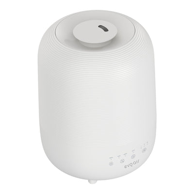 Umidificator Evoair UMIVA 3000 Rezorvor 3L, Capacitate de umidificare 300ml/h, Senzor umiditate, Mod Auto, Autonomie >8 ore, Indicator umiditate și temperatură, Alb - OVIX - Găsești soluții de încălzire, răcire și ventilare, toate integrate și controlabile dintr-o singură platformă.