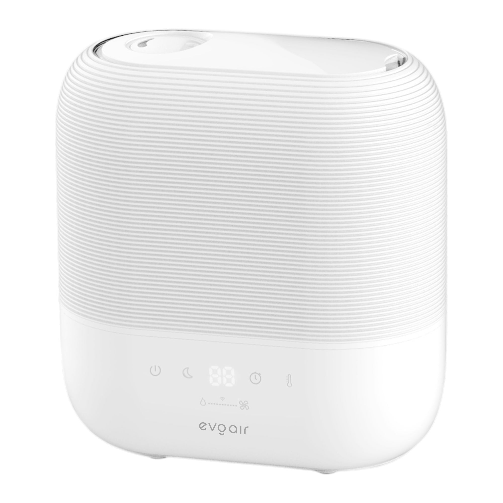 Umidificator Evoair UMIVA 4700 Smart, Wifi, Rezervor 4.8L, Capacitate de umidificare 400ml/h, Senzor umiditate, Mod Auto, Autonomie ≥9.5 ore, Aromateriapie, Indicator umiditate și temperatură, Alb - OVIX - Găsești soluții de încălzire, răcire și ventilare, toate integrate și controlabile dintr-o singură platformă.
