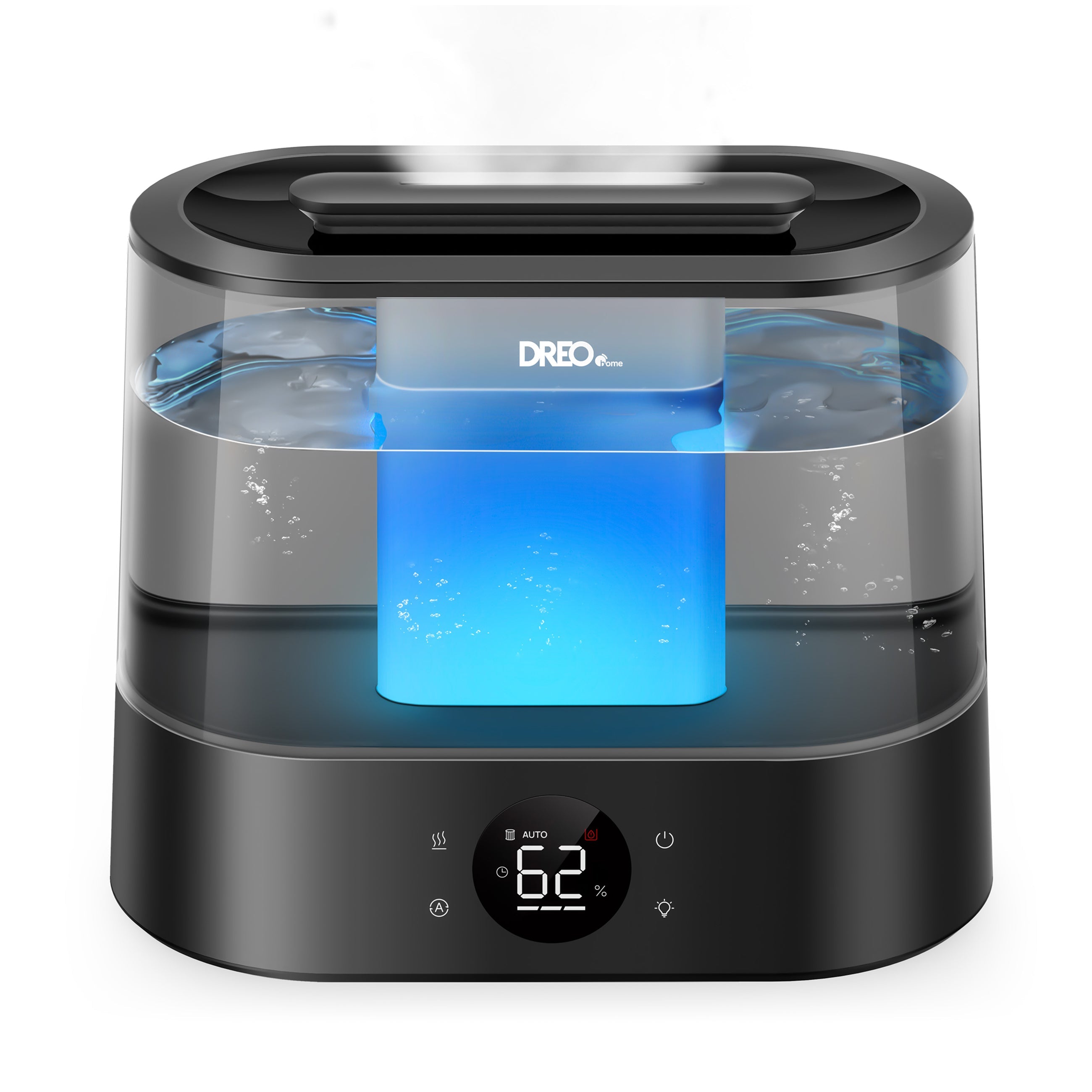 Umidificator aer Dreo 420S Smart, Rezervor 4l, 250ml/h, 3 trepte umidificare, Senzor de Umiditate, Indicator Umiditate,Mod Auto, Aromaterapie, Negru