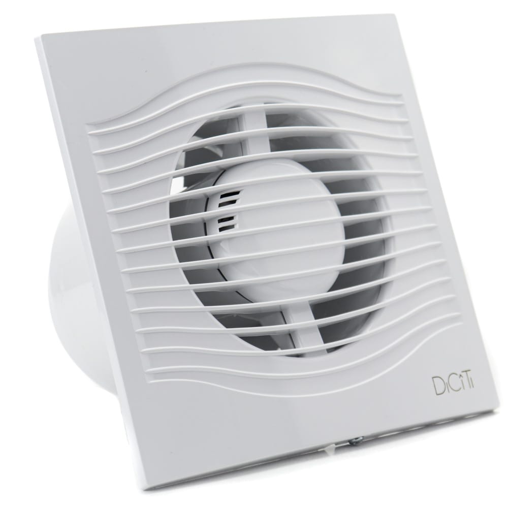 Ventilator baie SLIM 6C MR, Super Silent, Garantie 2 ani, Clapeta antiretur, Motor Long Life 40000h, Debit 250mc/h, Ø150mm