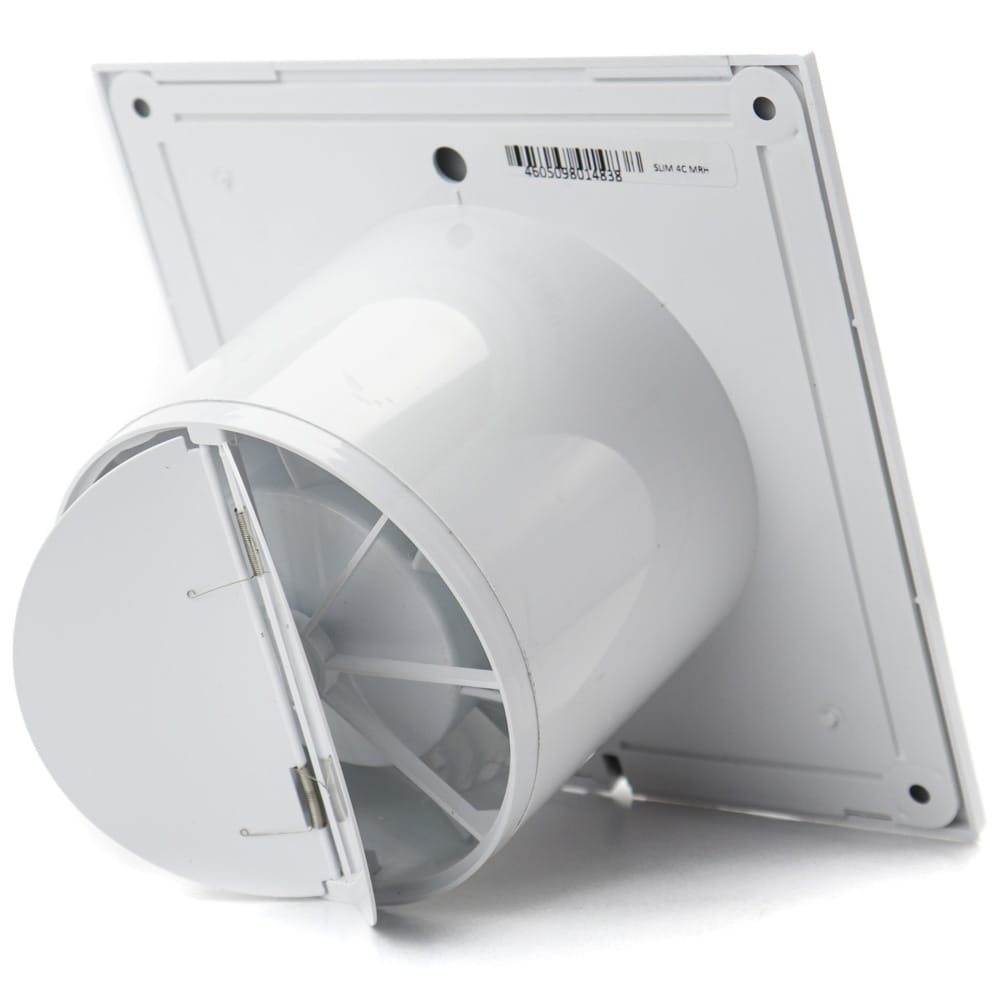 Ventilator baie SLIM 5C MRH- Ventilator de extractie cu clapeta antiretur D 125 si functie de control Fusion Logic 1.1