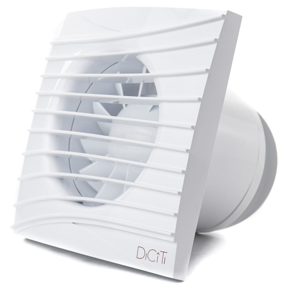 Ventilator baie SILENT 4C TURBO, Clapeta antiretur, Motor Long Life 40000h, Debit 120mc/h, Ø100mm