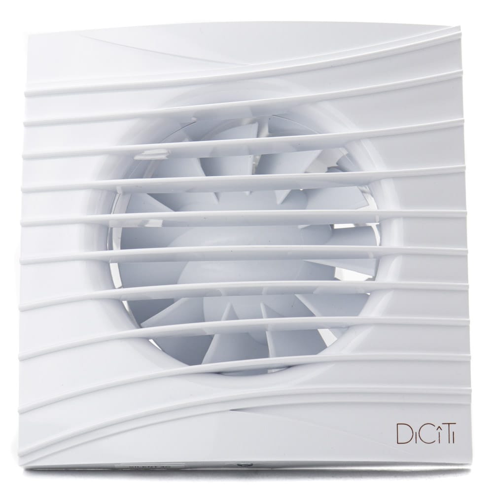 Ventilator baie SILENT 4C, Super Silent, Clapeta antiretur, Motor Long Life 40000h, Debit 90mc/h, Ø100mm