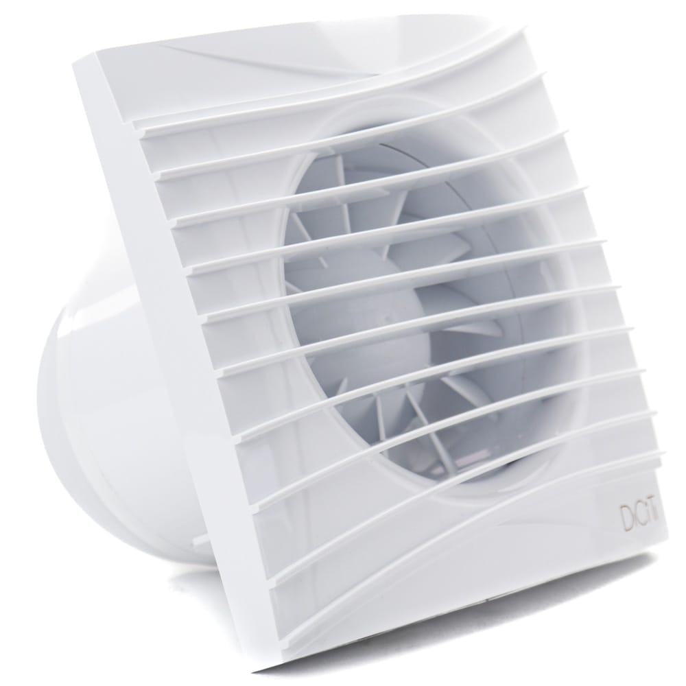 Ventilator baie SILENT 4C, Super Silent, Clapeta antiretur, Motor Long Life 40000h, Debit 90mc/h, Ø100mm