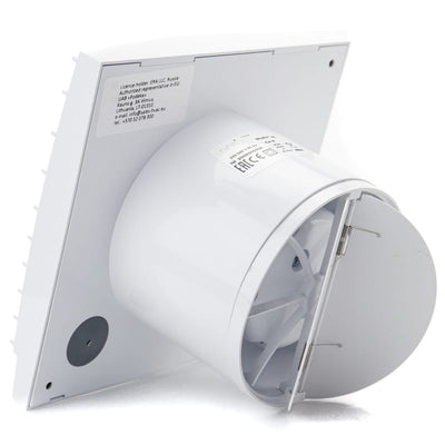 Ventilator baie SILENT 4C TURBO, Clapeta antiretur, Motor Long Life 40000h, Debit 120mc/h, Ø100mm - OVIX - Găsești soluții de încălzire, răcire și ventilare, toate integrate și controlabile dintr-o singură platformă.