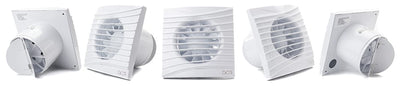 Ventilator baie SILENT 4C TURBO, Clapeta antiretur, Motor Long Life 40000h, Debit 120mc/h, Ø100mm - OVIX - Găsești soluții de încălzire, răcire și ventilare, toate integrate și controlabile dintr-o singură platformă.