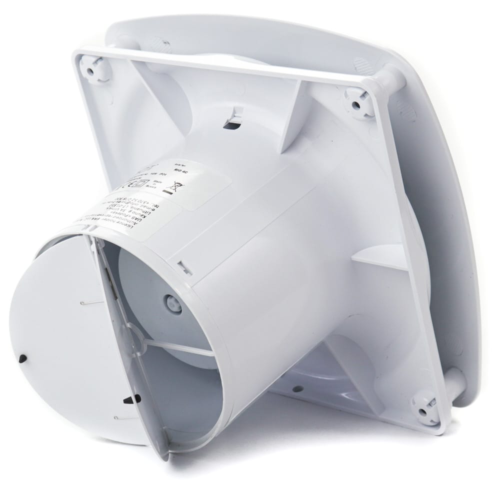 Ventilator de baie RIO 4C MR, Debit 100 m3/h, Ø98, Clapeta antiretur, Fusion Logic 1.0, Timer, Garantie 5 Ani