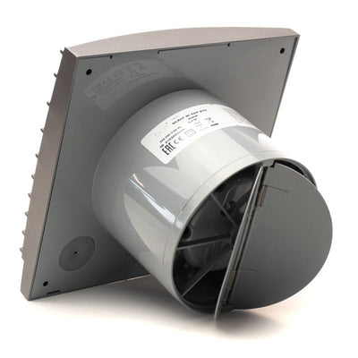 Ventilator baie SILENT 5C, Super Silent, Clapeta antiretur, Motor Long Life 40000h, Debit 180mc/h, Ø125mm, Dark Gray Metal - OVIX - Găsești soluții de încălzire, răcire și ventilare, toate integrate și controlabile dintr-o singură platformă.