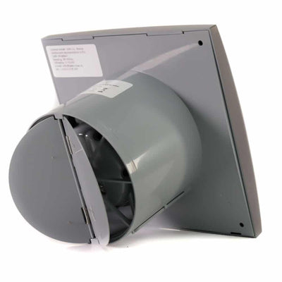Ventilator baie AURA 4C Silent, Clapeta antiretur, Garantie 2 ani, Motor Long Life 40000h, Debit 90mc/h, Ø100mm, Dark Gray Metal - OVIX - Găsești soluții de încălzire, răcire și ventilare, toate integrate și controlabile dintr-o singură platformă.