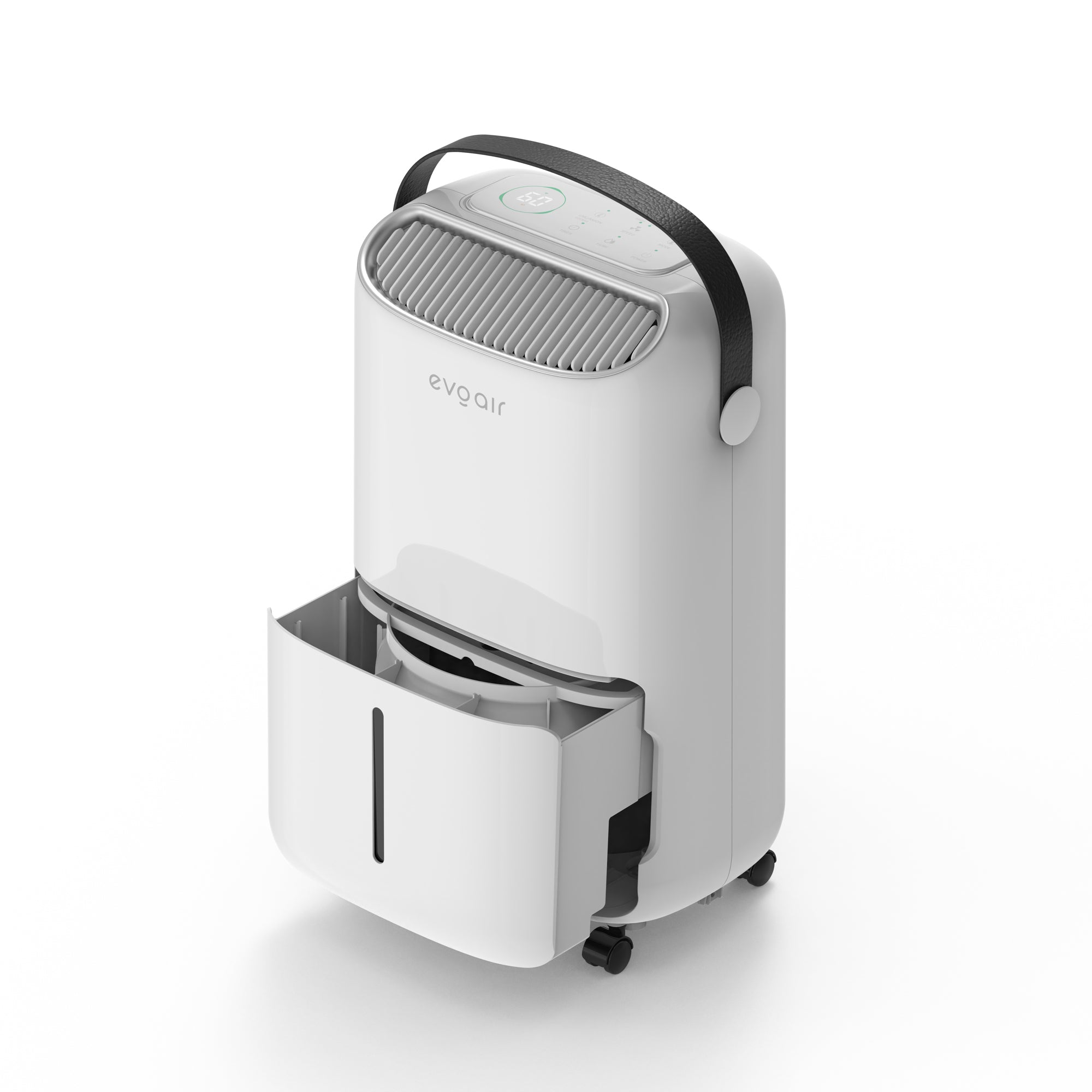 Dezumidificator Evoair, NovaDry 16 Smart, 16l/24h, Senzor de Umiditate, Functie Ionizare, Uscare Rufe, Rezervor 2.5l, Lampa UVC, Alb, Curea Neagra - OVIX - Găsești soluții de încălzire, răcire și ventilare, toate integrate și controlabile dintr-o singură platformă.