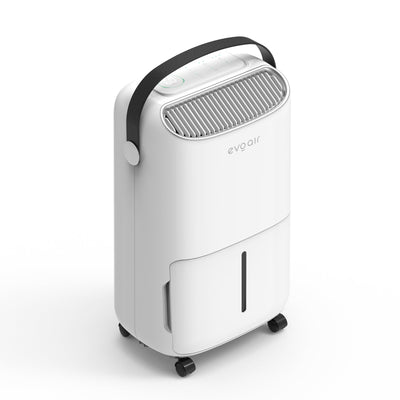 Dezumidificator Evoair, NovaDry 12 Smart, 12l/24h, Senzor de Umiditate, Functie Ionizare, Uscare Rufe, Rezervor 2.5l, Lampa UVC, Alb, Curea Neagra - OVIX - Găsești soluții de încălzire, răcire și ventilare, toate integrate și controlabile dintr-o singură platformă.