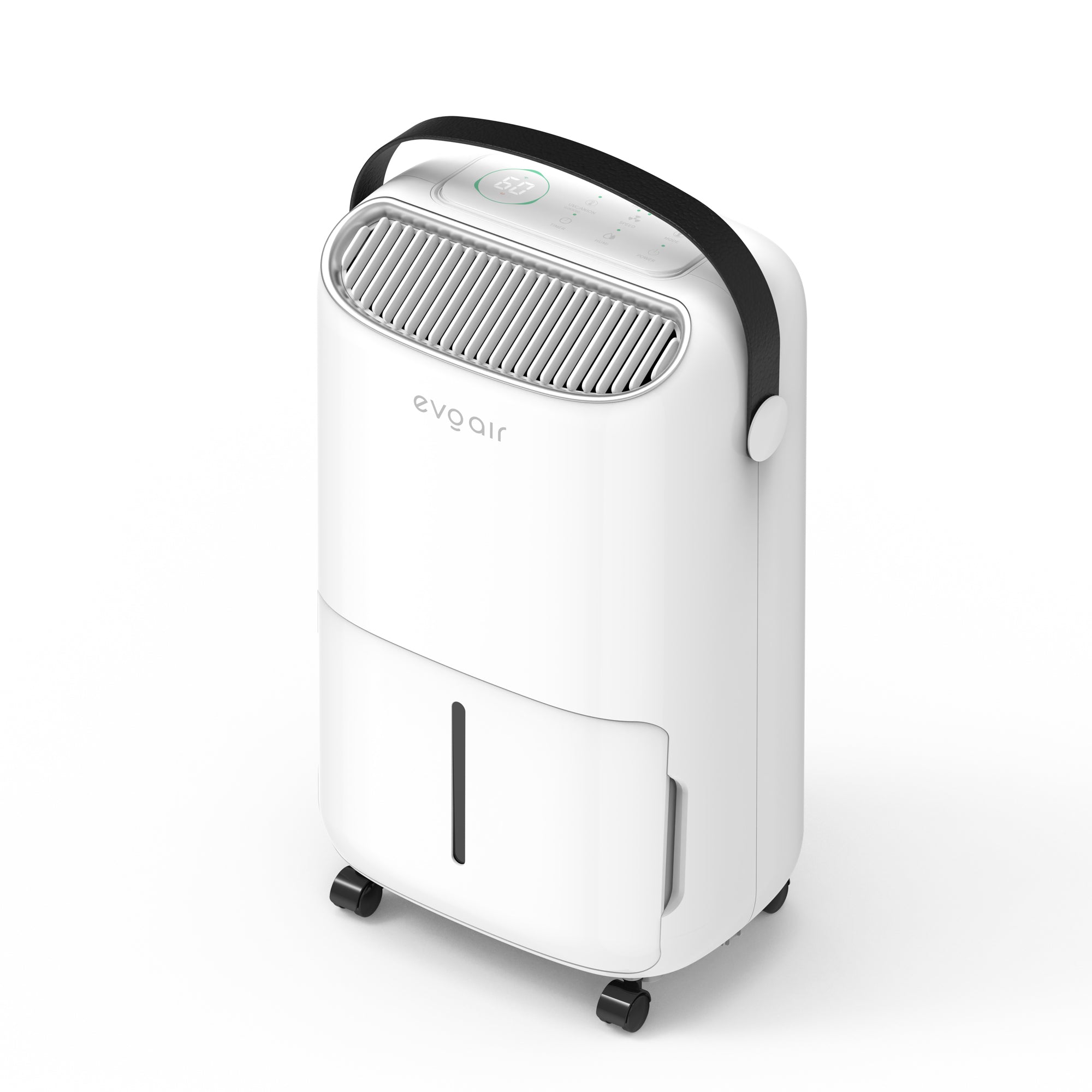 Dezumidificator Evoair, NovaDry 12 Smart, 12l/24h, Senzor de Umiditate, Functie Ionizare, Uscare Rufe, Rezervor 2.5l, Lampa UVC, Alb, Curea Neagra - OVIX - Găsești soluții de încălzire, răcire și ventilare, toate integrate și controlabile dintr-o singură platformă.