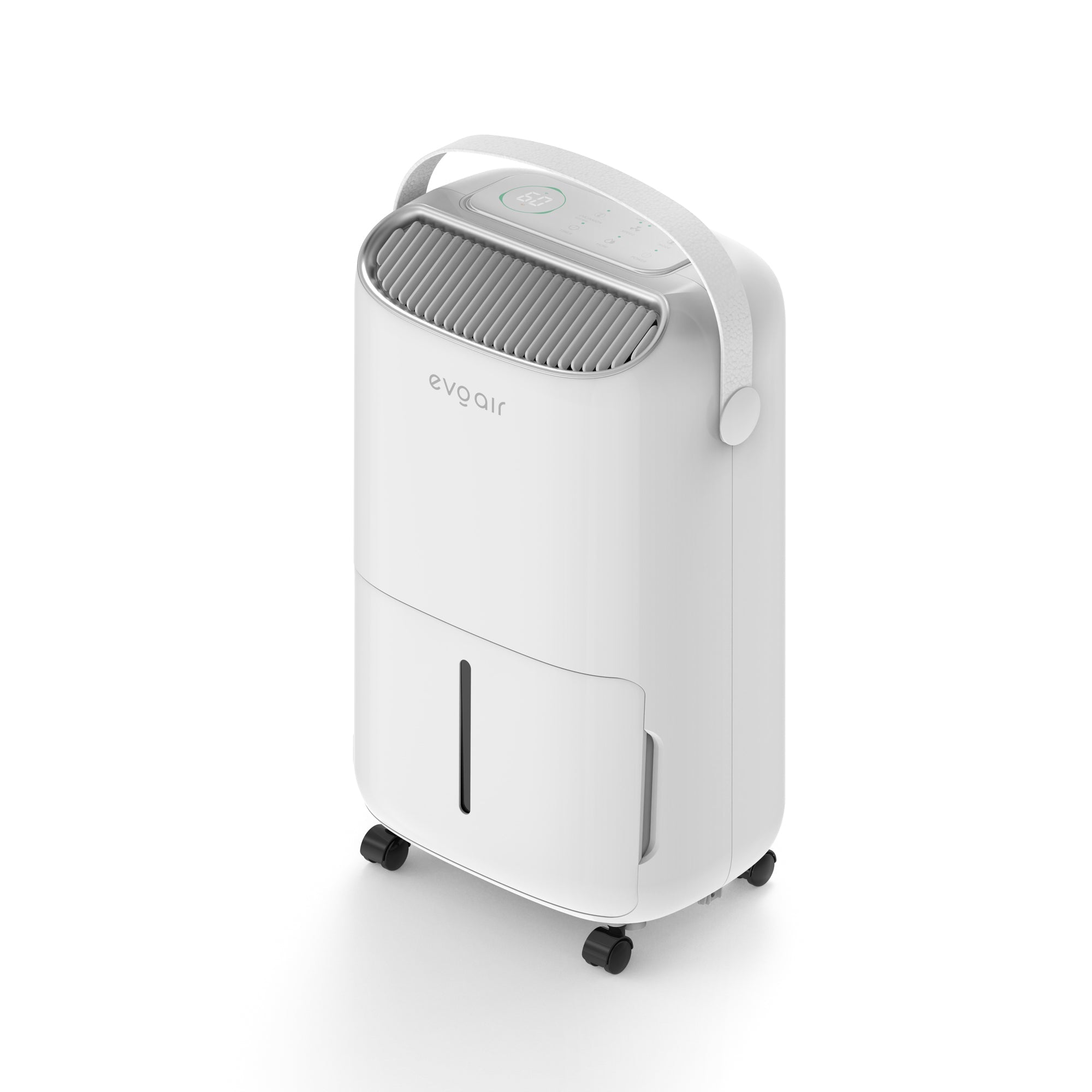 Dezumidificator Evoair, NovaDry 16 Smart, 16l/24h, Senzor de Umiditate, Functie Ionizare, Uscare Rufe, Rezervor 2.5l, Lampa UVC, Alb, Curea Crem - OVIX - Găsești soluții de încălzire, răcire și ventilare, toate integrate și controlabile dintr-o singură platformă.