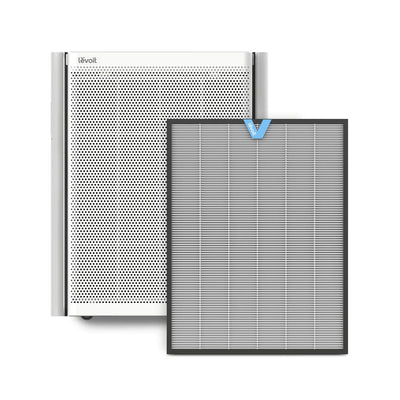 Filtru Purificator de aer Smart Levoit EverestAir, True HEPA, Carbon Activ