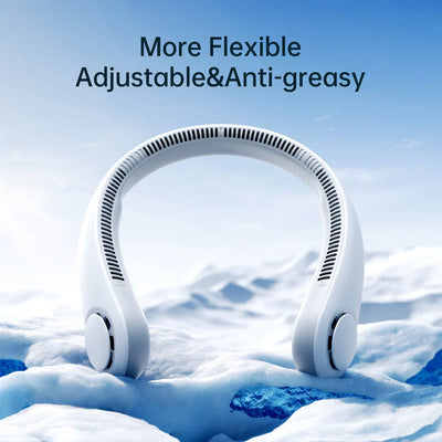 Ventilator portabil de gât JISULIFE Life3,autonomie 3-16h, baterie 4000mAh, 3 viteze, încărcare rapidă, Gri - OVIX - Găsești soluții de încălzire, răcire și ventilare, toate integrate și controlabile dintr-o singură platformă.