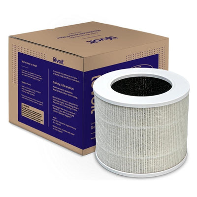 Filtru purificator de aer Levoit Core Mini, 3 in 1, Prefiltru, Filtru True HEPA, Filtru de Carbon Activ - OVIX - Găsești soluții de încălzire, răcire și ventilare, toate integrate și controlabile dintr-o singură platformă.