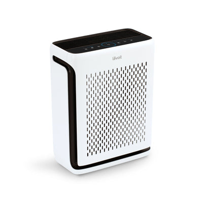 Purificator de aer Smart Levoit Vital 100S Wi-Fi, Filtru True HEPA, Carbon Activ, Acoperire până la 48 m², Nivel Zgomot 23 dB, Senzor Calitate Aer, Mod Noapte, Alb - OVIX - Găsești soluții de încălzire, răcire și ventilare, toate integrate și controlabile dintr-o singură platformă.
