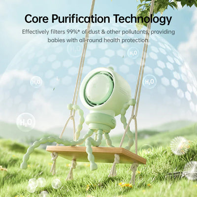 Ventilator portabil pentru cărucior JISULIFE, Life 2, autonomie 2-11.5h, baterie 4000mAh, 5 viteze, încărcare rapidă, Bej - OVIX - Găsești soluții de încălzire, răcire și ventilare, toate integrate și controlabile dintr-o singură platformă.