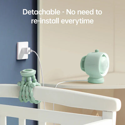 Ventilator portabil pentru cărucior JISULIFE, Life 2, autonomie 2-11.5h, baterie 4000mAh, 5 viteze, încărcare rapidă, Bej - OVIX - Găsești soluții de încălzire, răcire și ventilare, toate integrate și controlabile dintr-o singură platformă.
