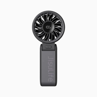 Ventilator portabil de mână JISULIFE, Life7, autonomie 2.5-13h, baterie 3600mAh, 5 viteze, încărcare rapidă, Negru - OVIX - Găsești soluții de încălzire, răcire și ventilare, toate integrate și controlabile dintr-o singură platformă.