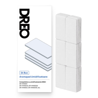 Set 24 Pad-uri Aromaterapie DREO – Compatibile cu Umidificatoarele DR-HHM - OVIX - Găsești soluții de încălzire, răcire și ventilare, toate integrate și controlabile dintr-o singură platformă.