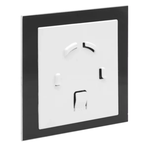 Ventilator baie dRim Ø100 HS, Super Silent, Senzor de umiditate, Debit 93 m3/h, Panou sticla schimbabil, clapeta antiretur, Garantie 2 ani, Black Negru - OVIX - Găsești soluții de încălzire, răcire și ventilare, toate integrate și controlabile dintr-o singură platformă.