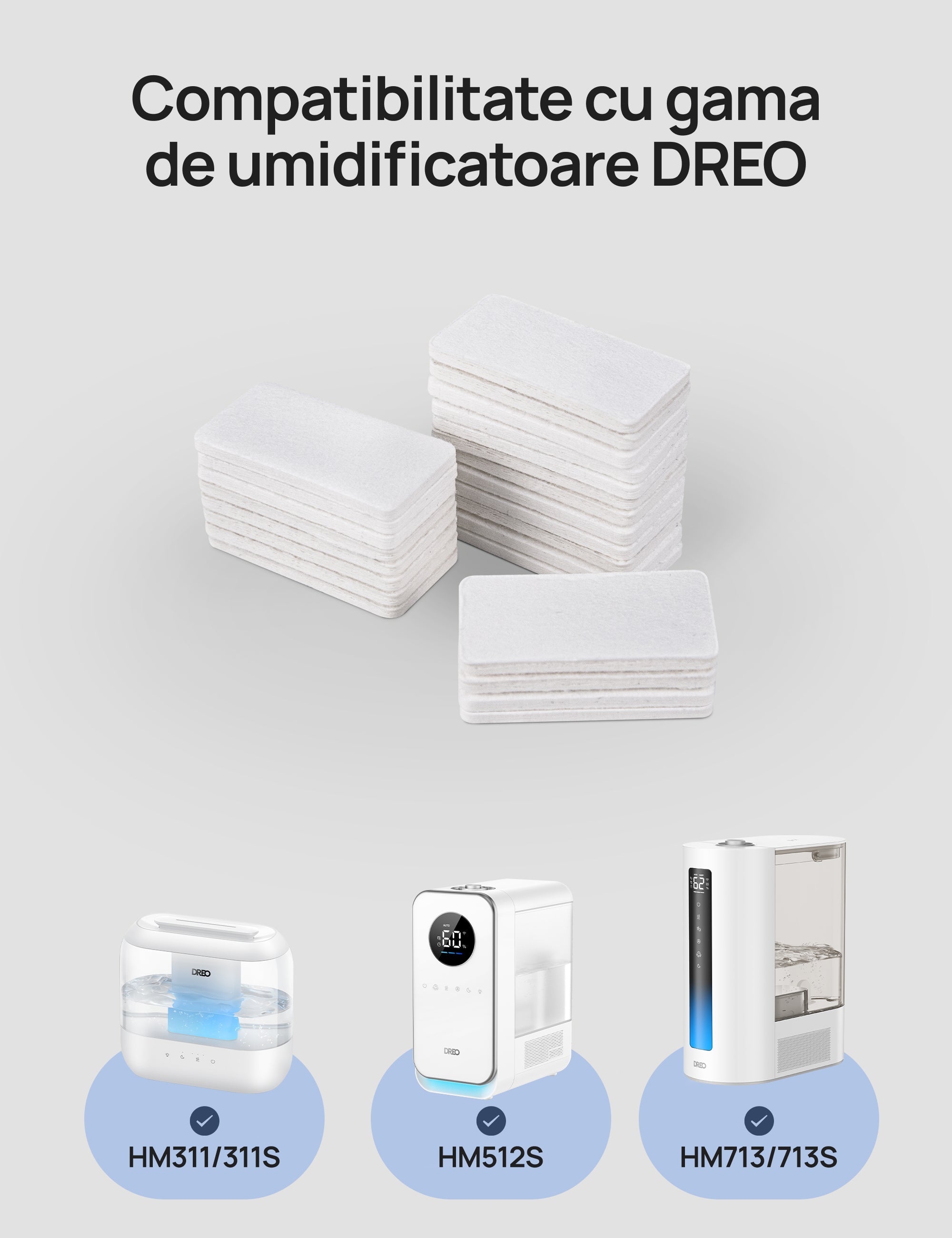 Set 24 Pad-uri Aromaterapie DREO – Compatibile cu Umidificatoarele DR-HHM - OVIX - Găsești soluții de încălzire, răcire și ventilare, toate integrate și controlabile dintr-o singură platformă.