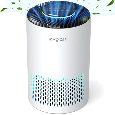 Purificator de aer Evoair Zuno, Filtru 3 in 1 True HEPA, Carbon Activ, Lampă UV, 3 viteze, Mod Noapte, Aromaterapie, Lumină Ambientală, Timer, Alb - OVIX - Găsești soluții de încălzire, răcire și ventilare, toate integrate și controlabile dintr-o singură platformă.
