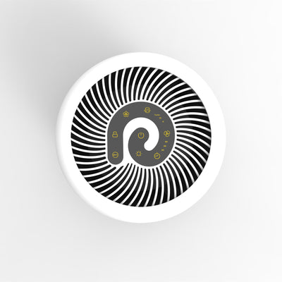 Purificator de aer Evoair, YuvoSpin, Lampă UV-C, Filtru 3in1, True Hepa, Carbon Activ, Pre-filtru, 4 viteze, Funcție Polen/Animale, Mod Noapte, Blocare Ecran, Lumină Ambientală, Alb - OVIX - Găsești soluții de încălzire, răcire și ventilare, toate integrate și controlabile dintr-o singură platformă.