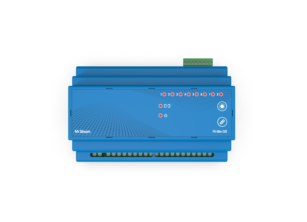 Releu inteligent pentru șină DIN PS-08m 230