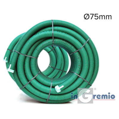 Tubulatură flexibilă InGremio Airflex Spectra-1000, HDPE, Ø75mm (1 colac = 50 ml) - OVIX - Găsești soluții de încălzire, răcire și ventilare, toate integrate și controlabile dintr-o singură platformă.