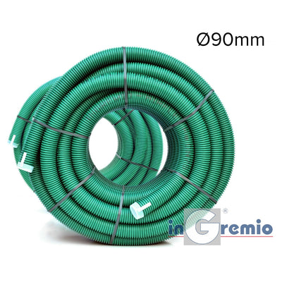 Tubulatură flexibilă InGremio Airflex Spectra-1000, HDPE, Ø90mm (1 colac = 50 ml) - OVIX - Găsești soluții de încălzire, răcire și ventilare, toate integrate și controlabile dintr-o singură platformă.